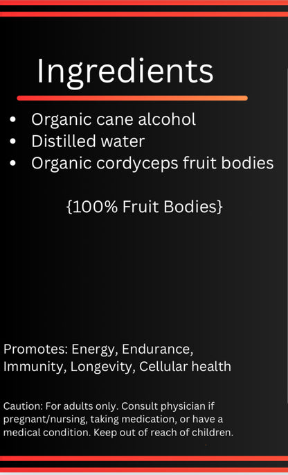 Cordyceps Dual Extract Tincture (3 pack)