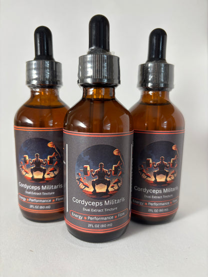 Cordyceps Dual Extract Tincture (3 pack)